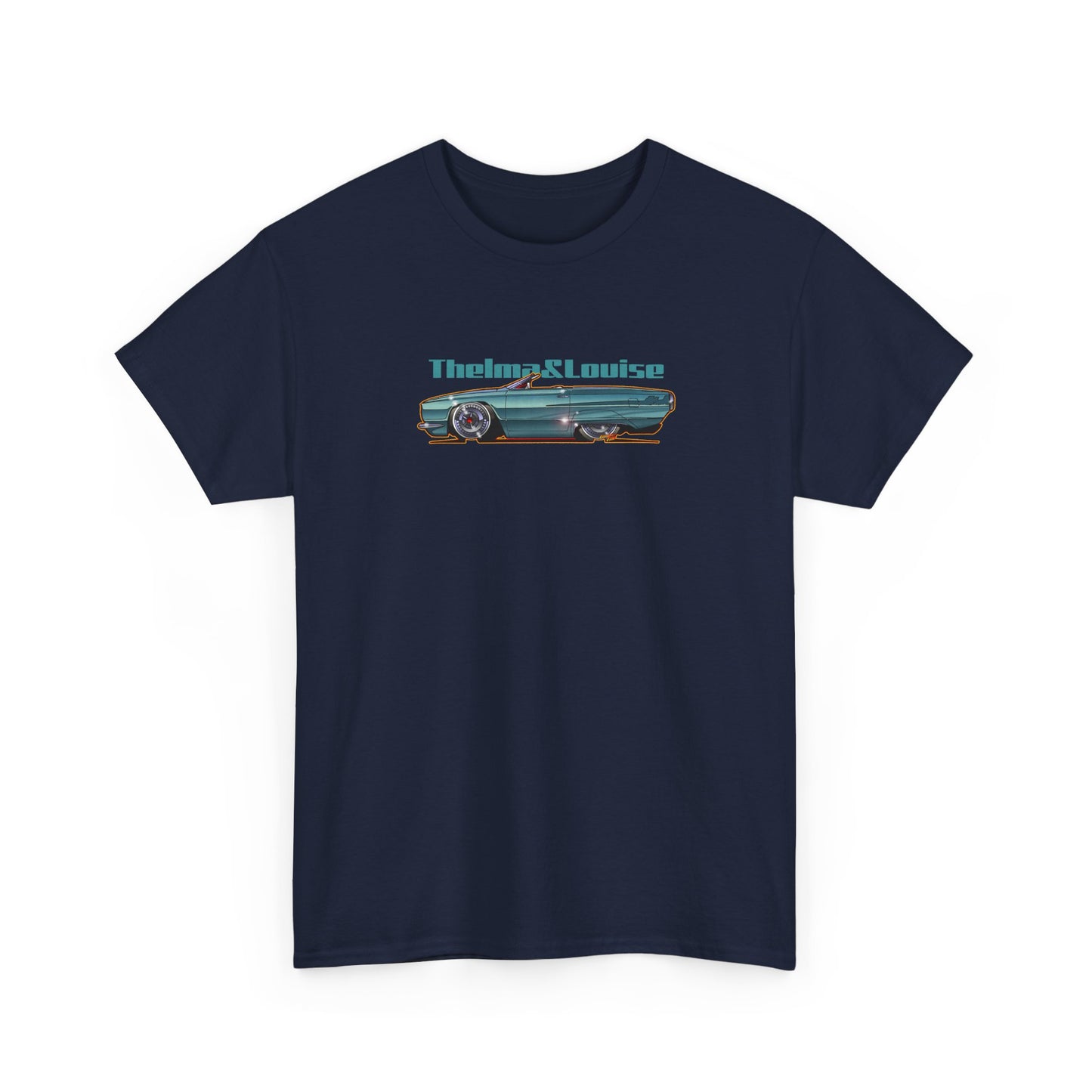 THELMA & LOUISE 1966 Ford Thunderbird Heavy Cotton Tee - Multiple Sizes