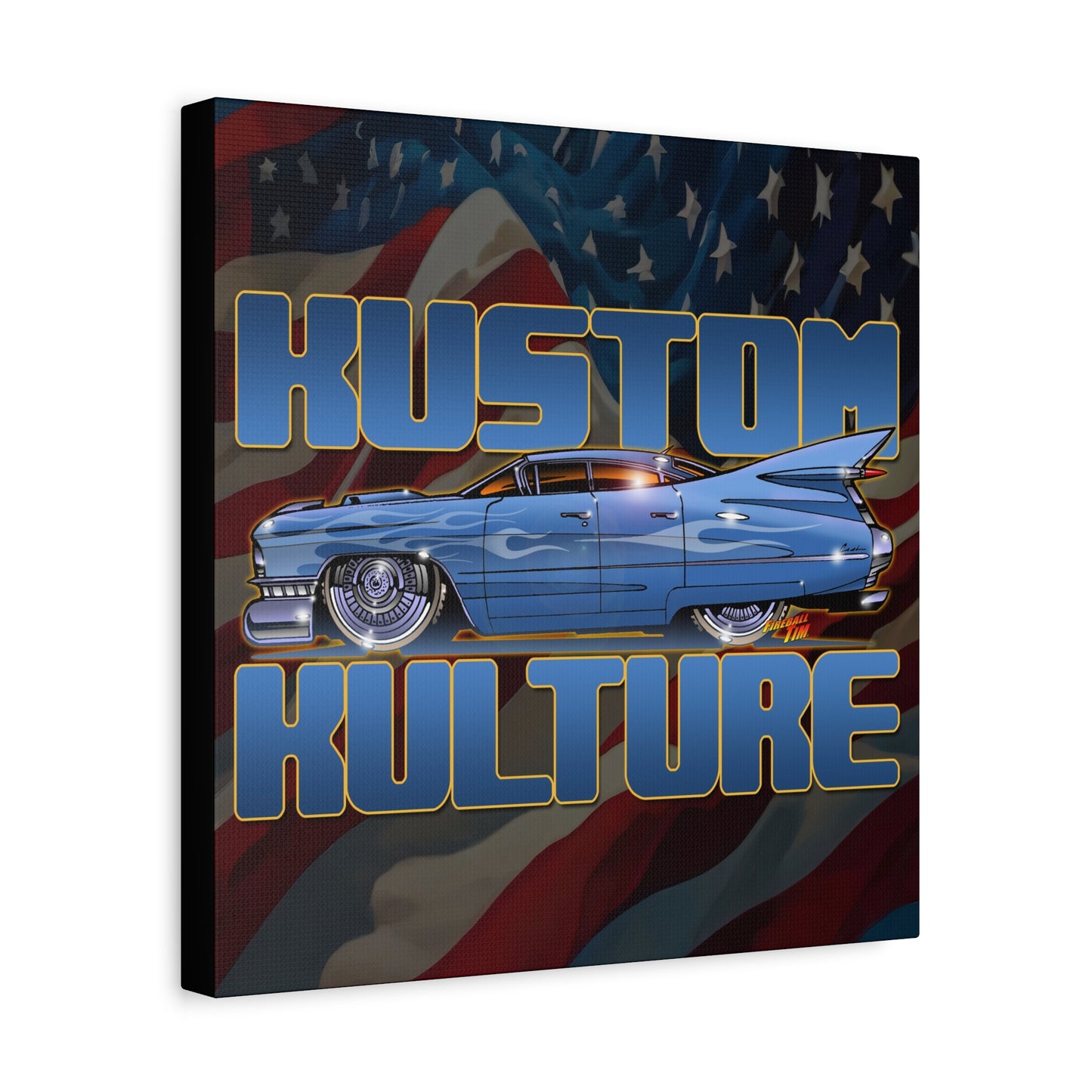 CADILLAC KUSTOM CULTURE 1959 Collectible Canvas Art Print