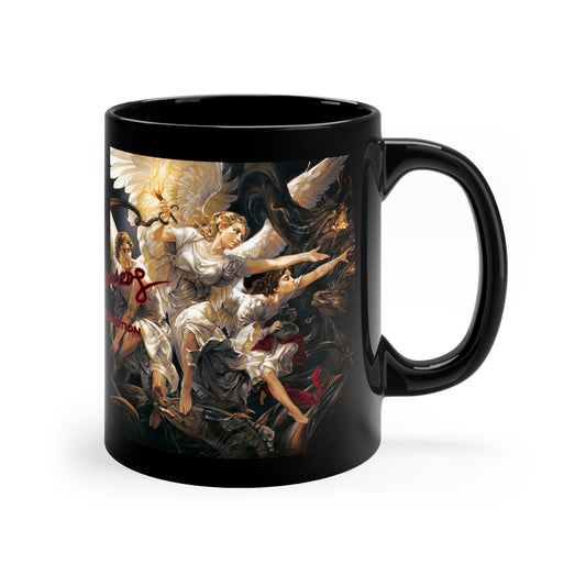Heather Edwards Signature Collection THE RESCUE 11oz Black Mug-Mug-Fireball Tim Garage