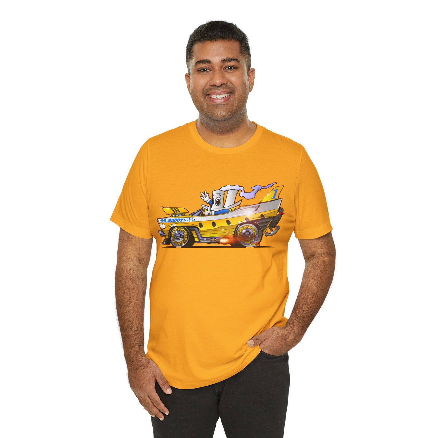 BUDDY CRUISE BUDDYMOBILE Custom Car Art Short Sleeve Tee in 17 Colors