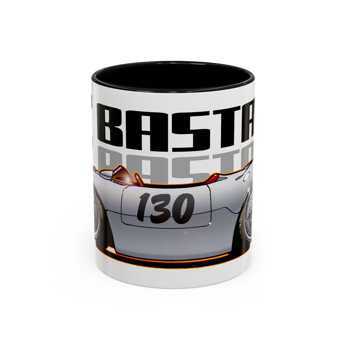 JAMES DEAN PORSCHE 550 Spyder Lil' Bastard Fireball Art Coffee Mug - 2 Sizes
