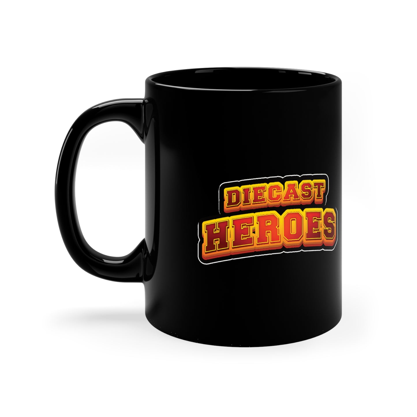 Official DIECAST HEROES 11oz Black Mug