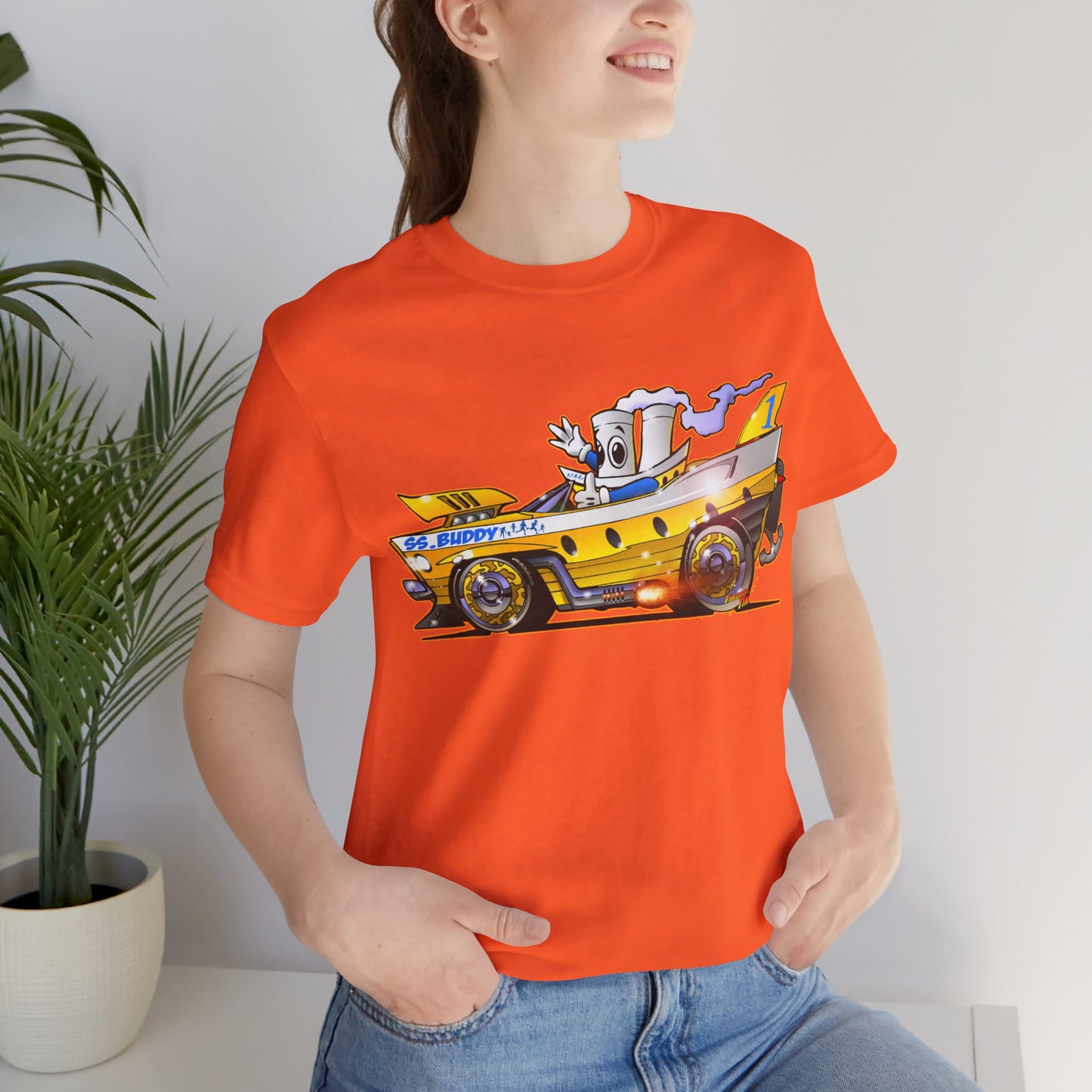 BUDDY CRUISE BUDDYMOBILE Custom Car Art Short Sleeve Tee in 17 Colors