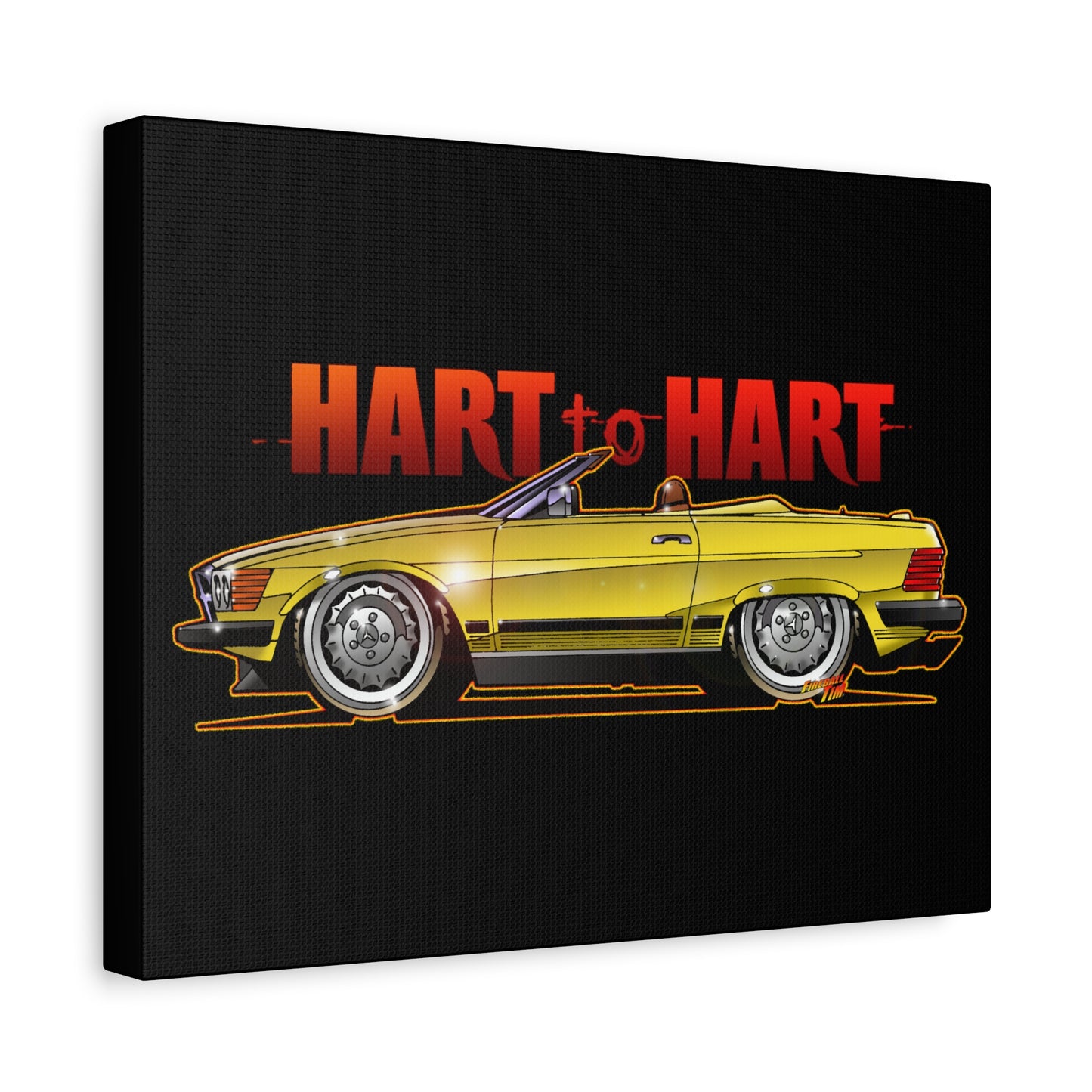 HART to HART TV Show Mercedes 450SL Canvas Art Wall Print - 11x14