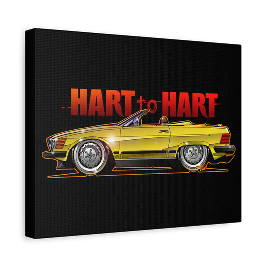 HART to HART TV Show Mercedes 450SL Canvas Art Wall Print - 11x14