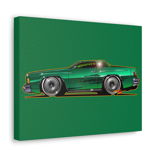 CHRYSLER CORDOBA 1977 Classic Car Concept Art Canvas Print 11x14