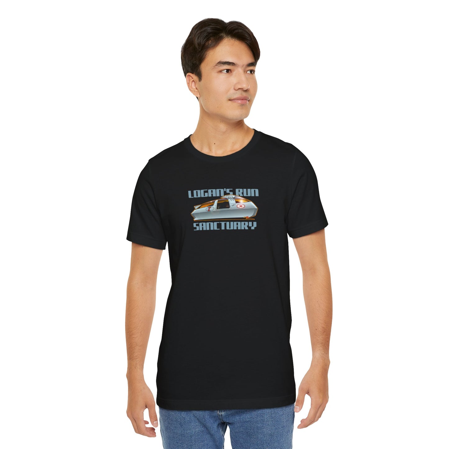 LOGAN'S RUN Sci Fi TV Car Collectible Fireball Art Short Sleeve Tee 12 Colors