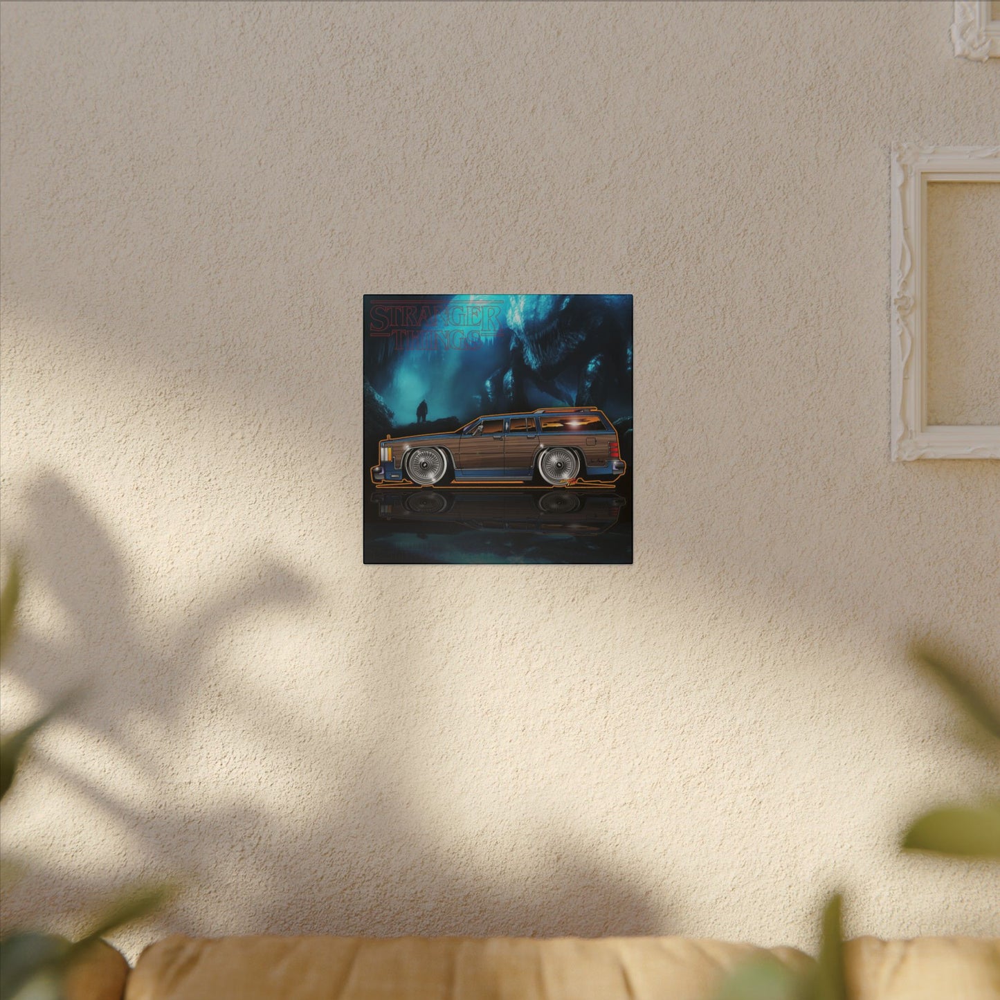 STRANGER THINGS Mercury Colony Park Wagon Collectible Canvas Art Wall Print - Multiple Sizes