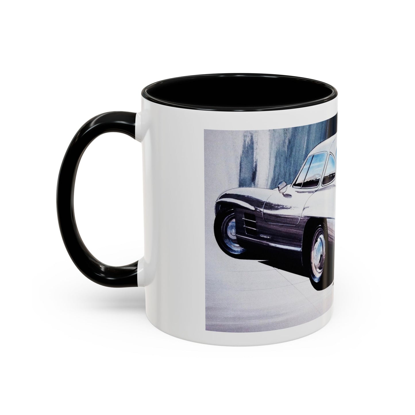 MERCEDES BENZ GULLWING 300SL 1957 Classic Car Coffee Mug 11oz