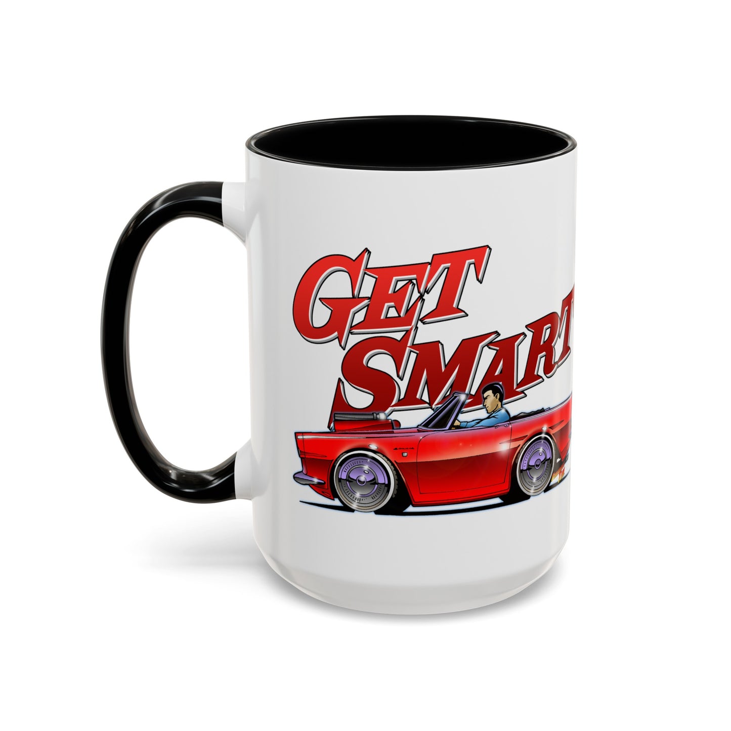 GET SMART TV Show 1965 Sunbeam Tiger Concept Art Coffee Mug 11 & 15oz