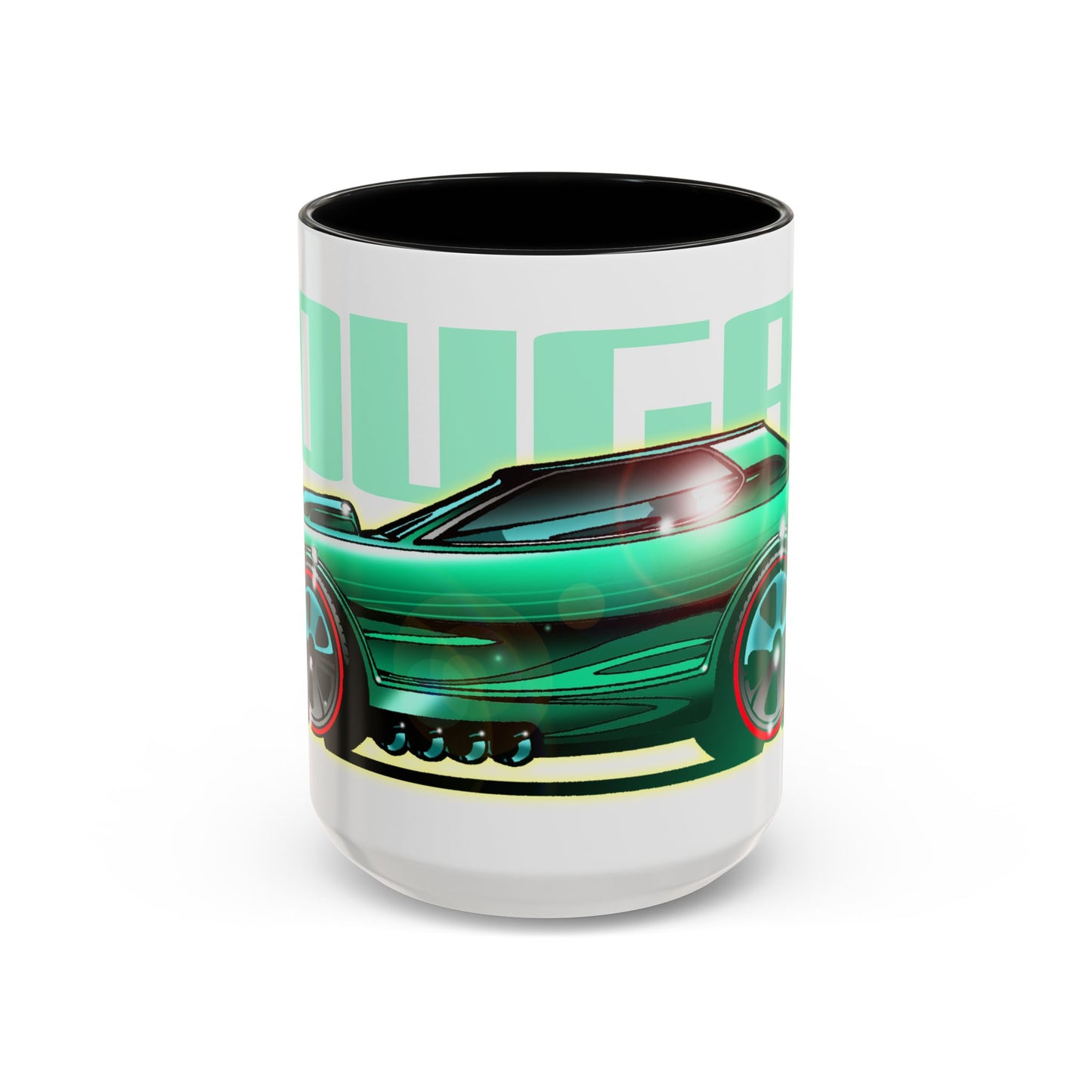 HOT WHEELS CUSTOM MERCURY COUGAR Muscle Car Collectible Fireball Art Coffee Mug