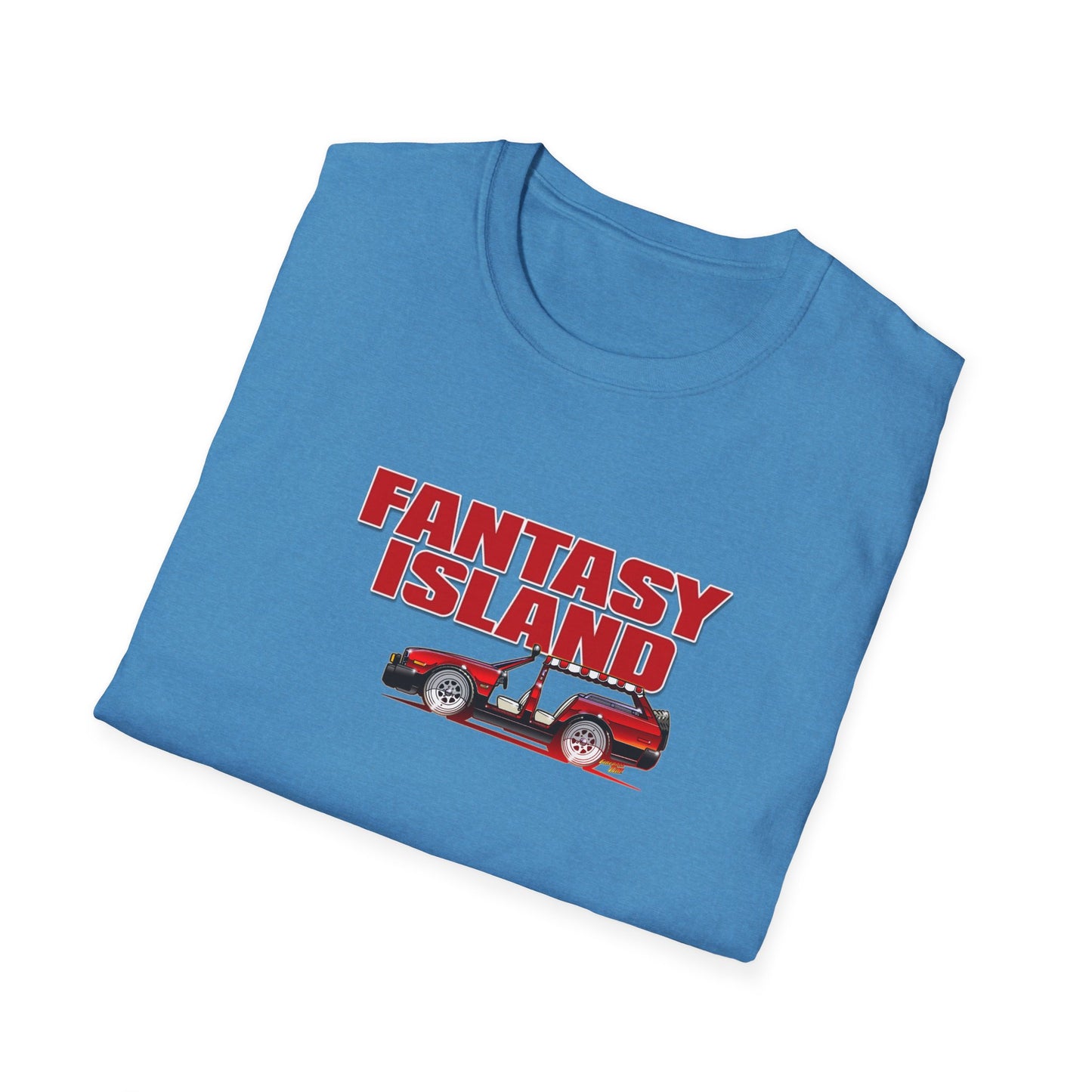 FANTASY ISLAND TV Show Plymouth Concept Art Softstyle T-Shirt - 11 Colors