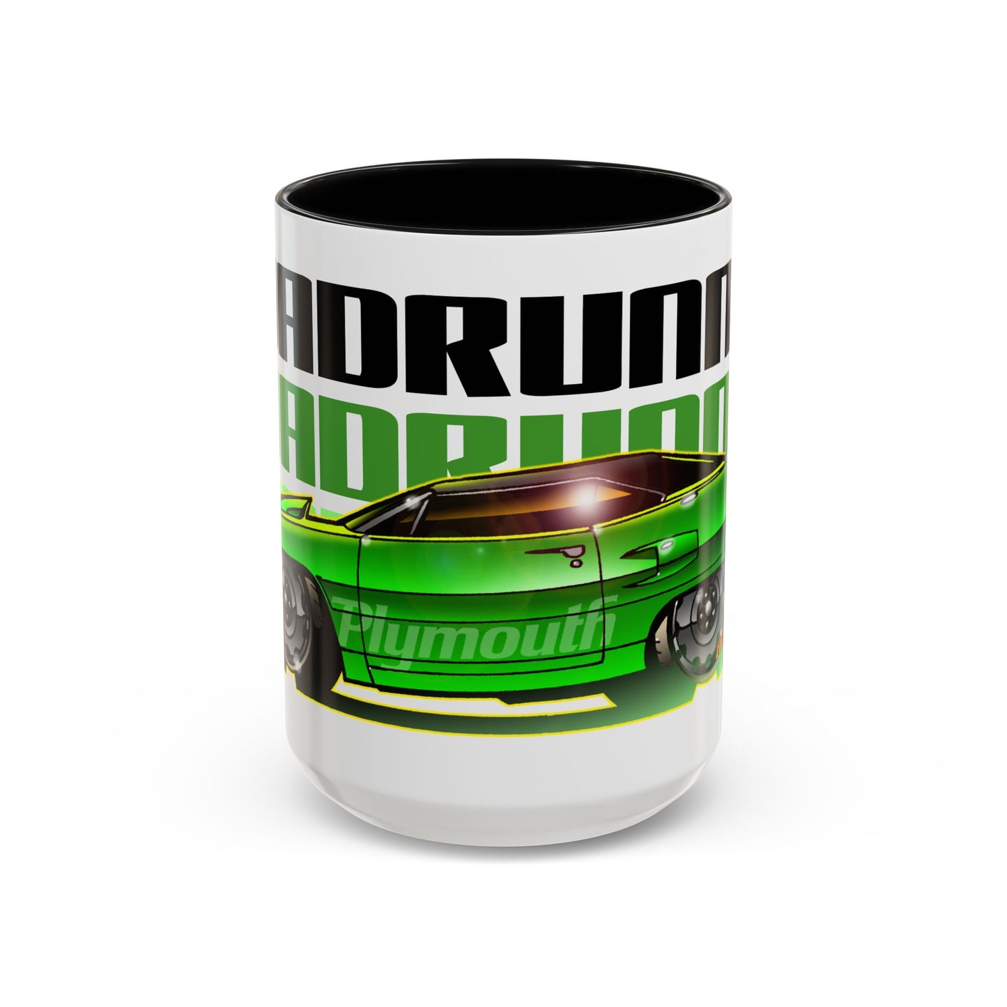 PLYMOUTH ROAD RUNNER Muscle Car Collectible Fireball Art Coffee Mug - 2 Sizes