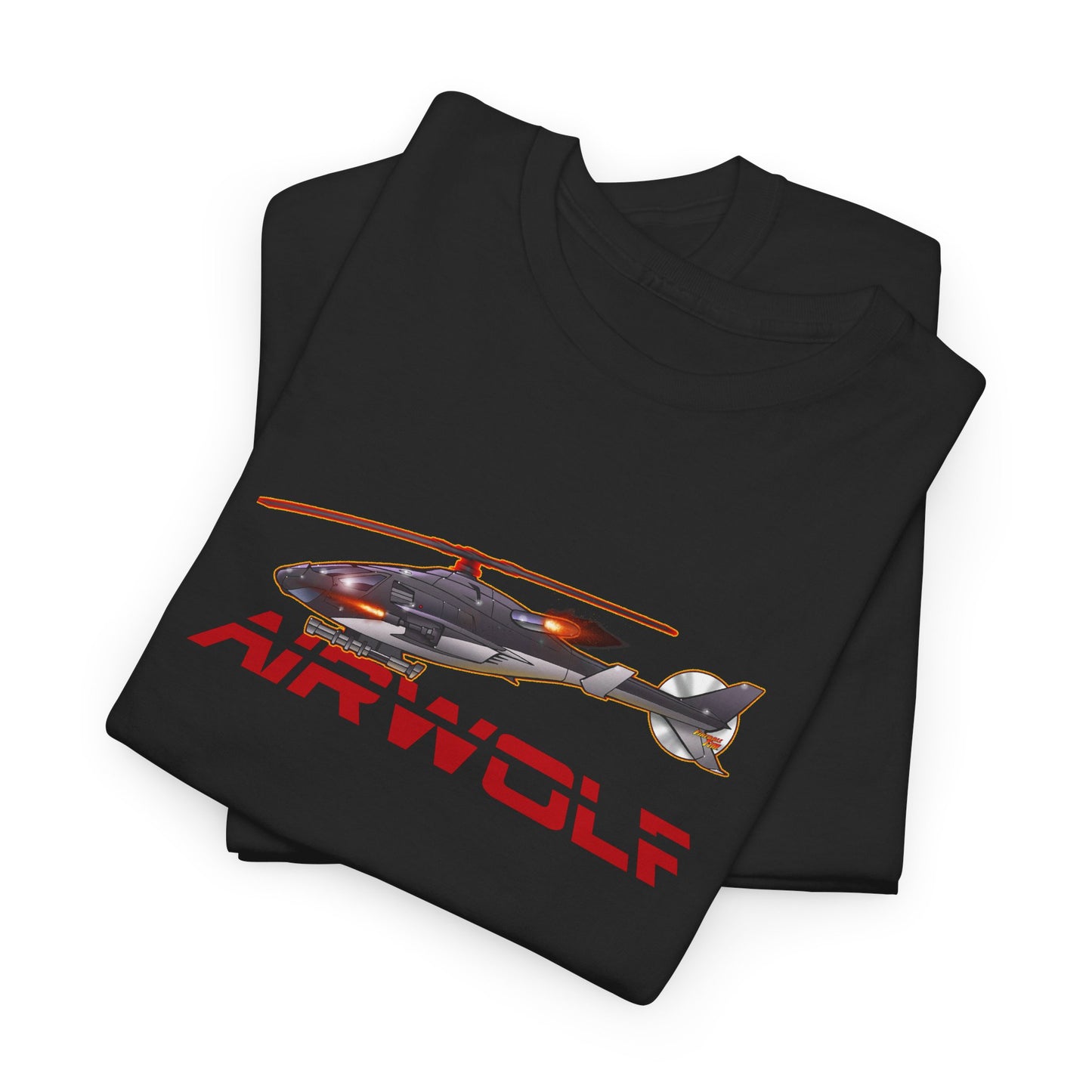 AIRWOLF Helicopter Concept Art Cotton Tee Shirt Mutiple Colors