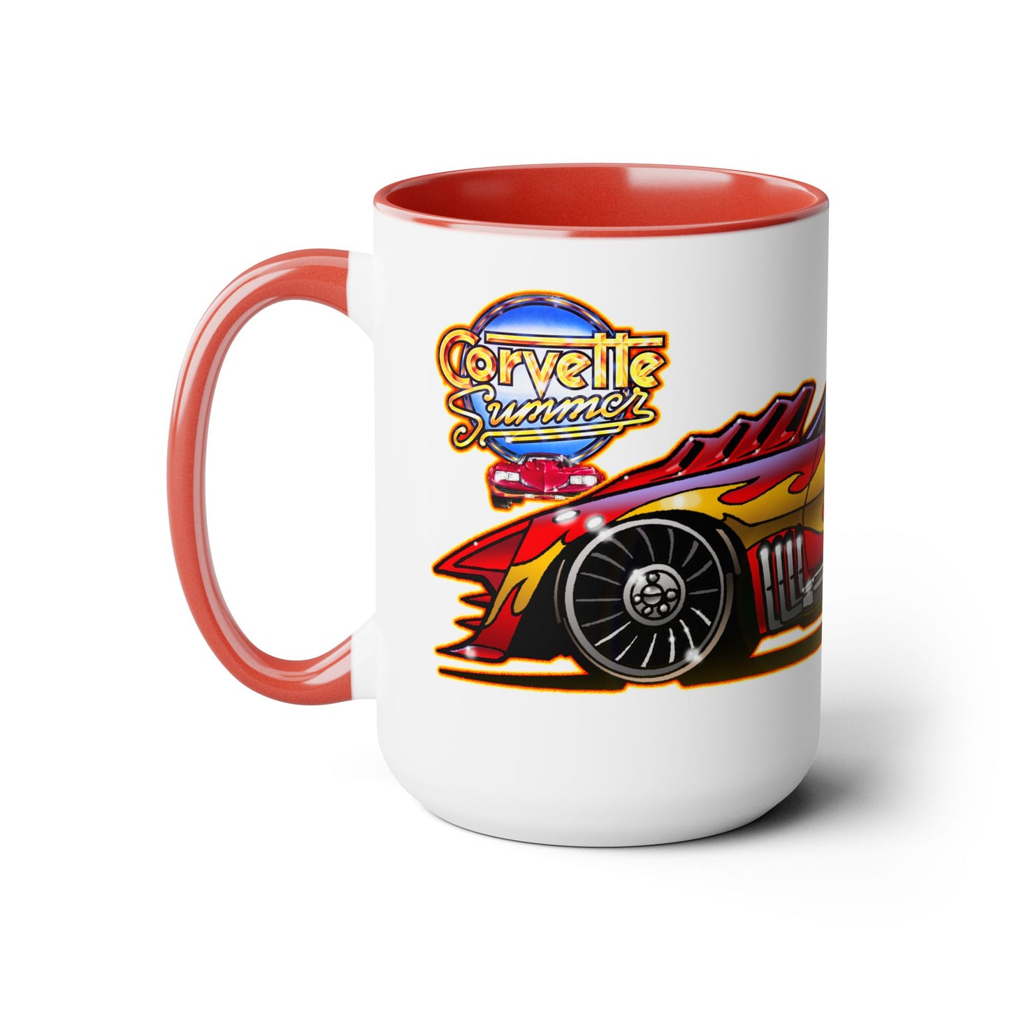 CORVETTE SUMMER Movie Car Concept Art Coffee Mug 15oz-Mug-Fireball Tim Garage