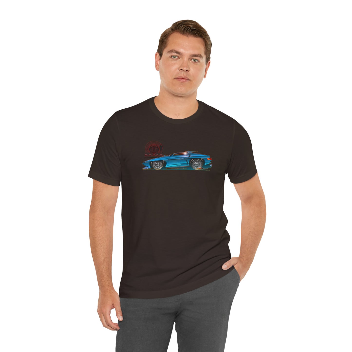THE MAN FROM UNCLE Piranha TV Car Fireball Jersey Short Sleeve Tee Shirt - Multiple Colors