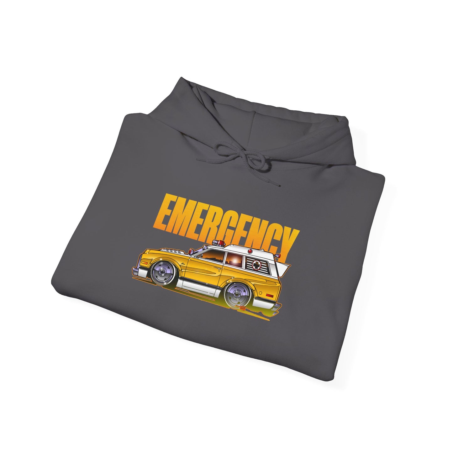 EMERGENCY AMBULANCE TV Show Concept Art Hooded Sweatshirt 9 Colors