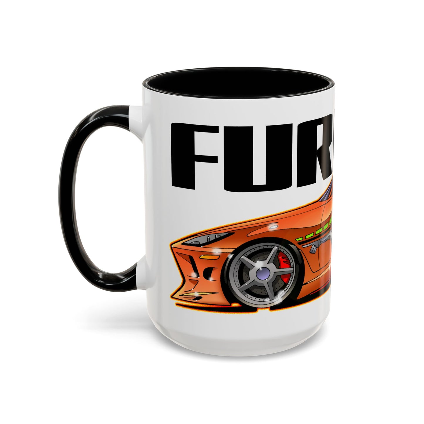 FAST & FURIOUS 1994 TOYOTA SUPRA MK IV Fireball Art Coffee Mug - 2 Sizes