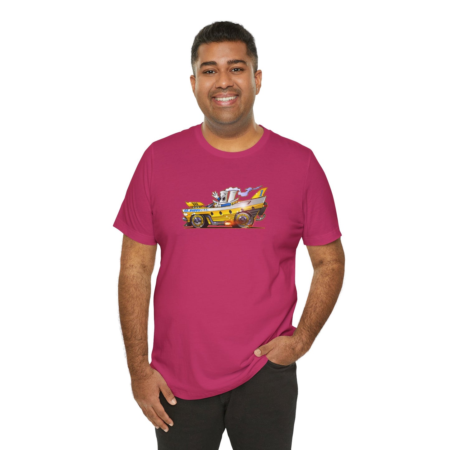 BUDDY CRUISE BUDDYMOBILE Custom Car Art Short Sleeve Tee in 17 Colors