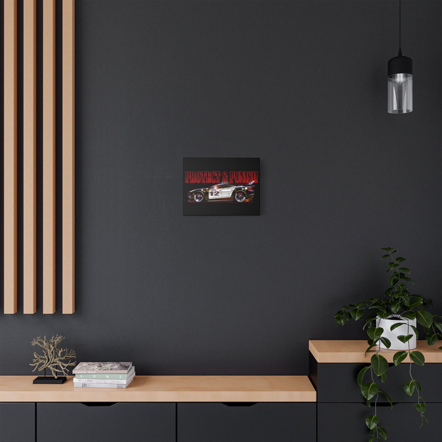 ADAM 12 FISKER KARMA Police Car Canvas Art Print - 11x14