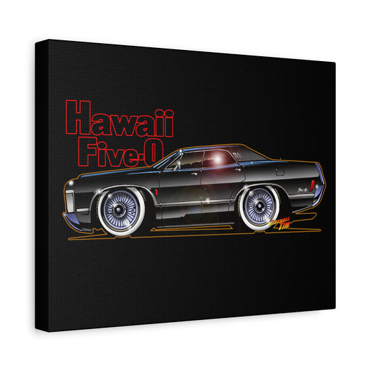 HAWAII 5-O TV Show McGarrett Mercury Park Lane Canvas Art Wall Print - 11x14