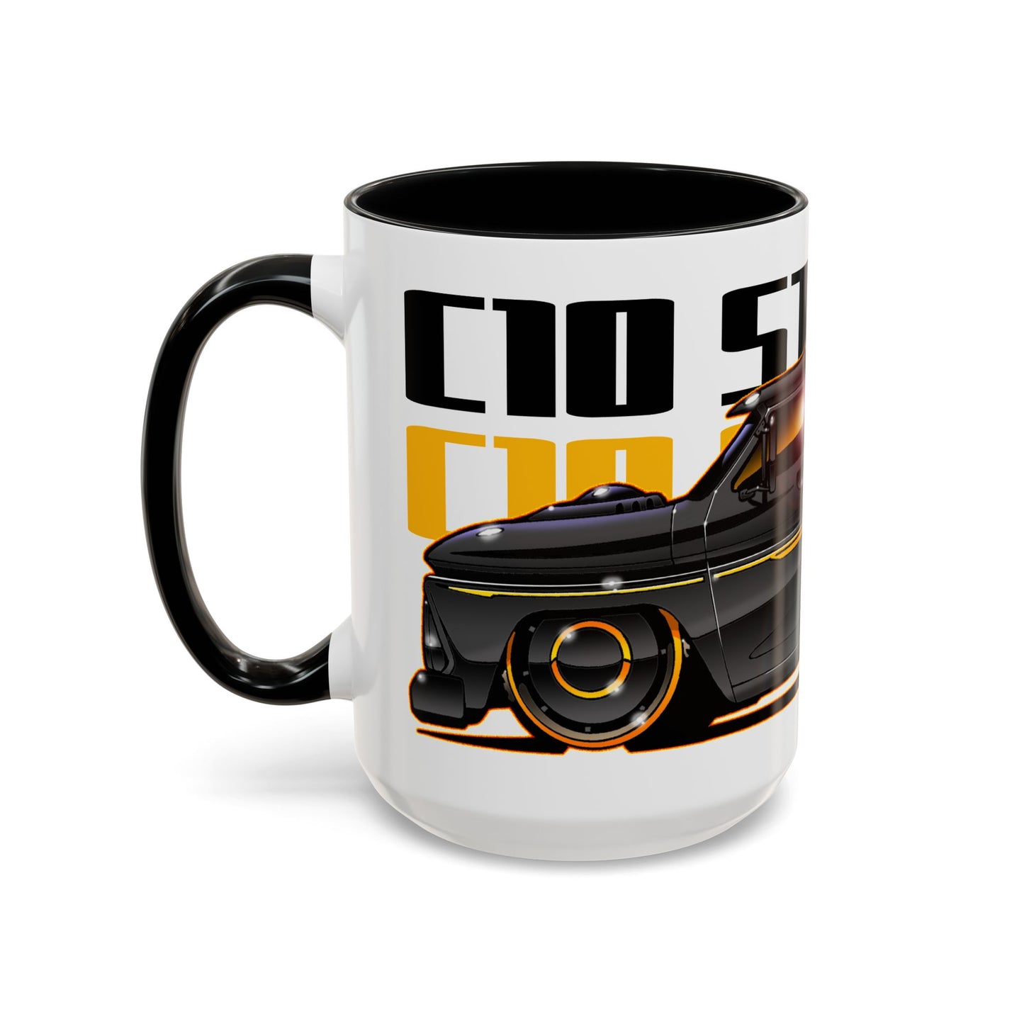 CHEVROLET C10 1960 Stinger Pickup Truck Collectible Fireball Art Coffee Mug