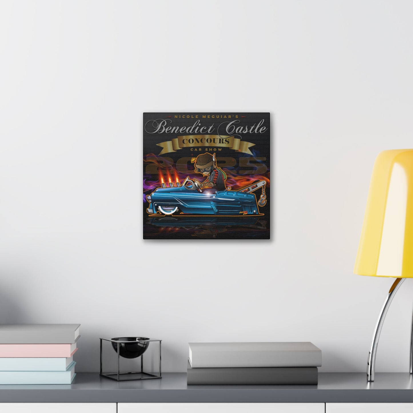BENEDICT CASTLE CONCOURS 2025 Pedal Truck Canvas Art Print - 2 Sizes