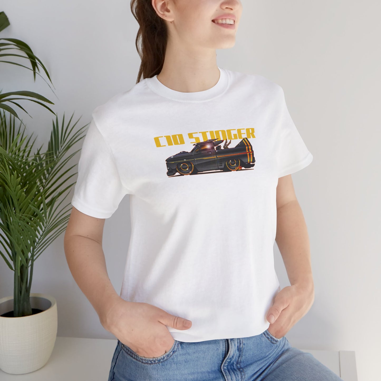 CHEVROLET C10 1960 Stinger Pickup Truck Custom Short Sleeve Tee 8 Colors