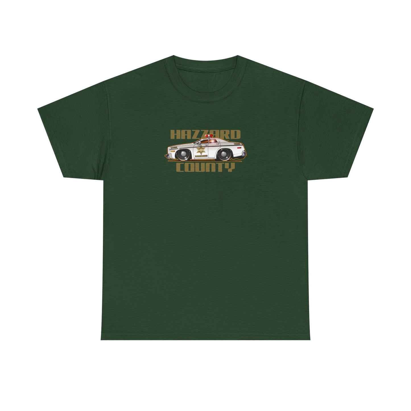 DUKES OF HAZZARD SHERIFF POLICE CAR Collectible Tee Shirt - Multiple Colors