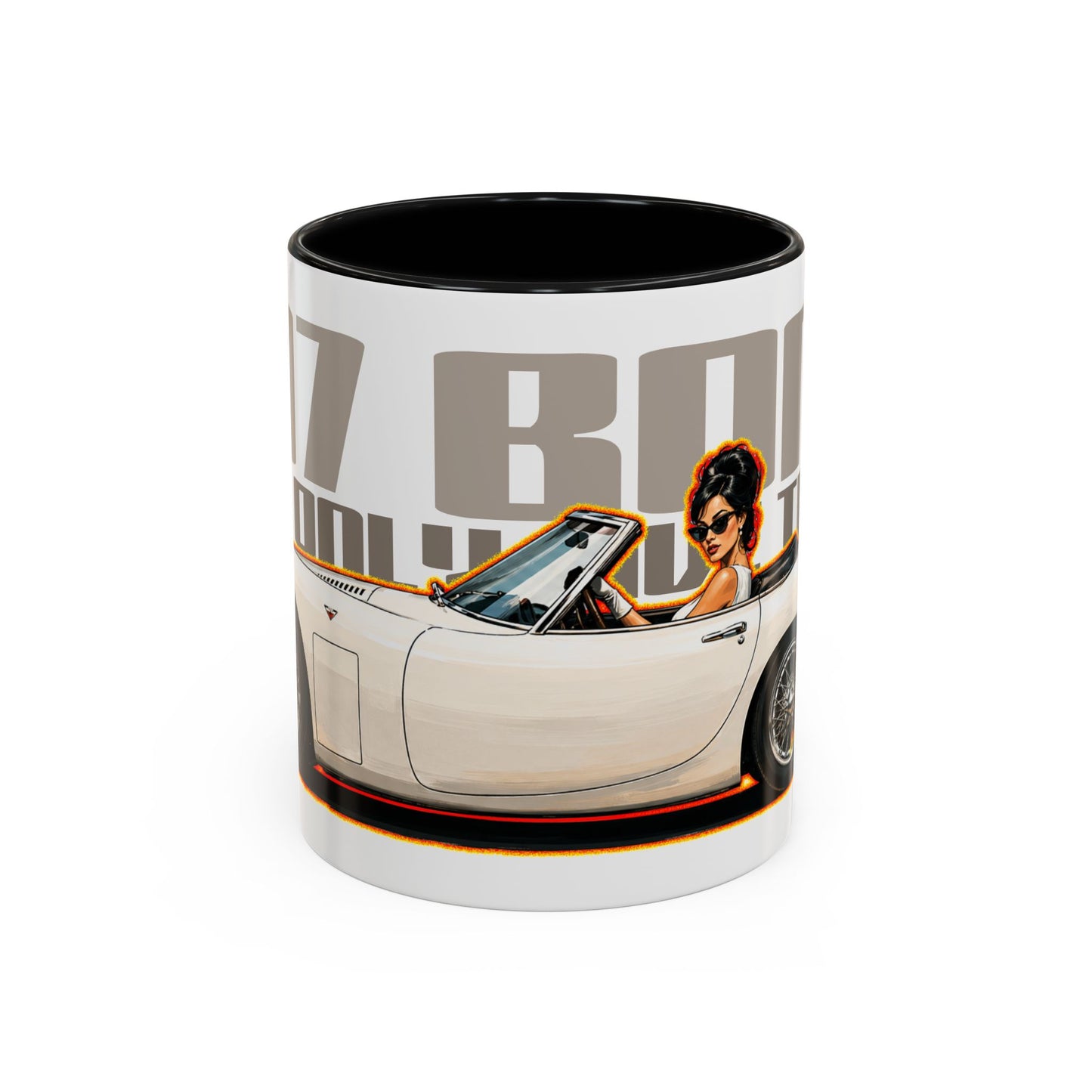JAMES BOND 007 You Only Live Twice Toyota 2000GT Collectible Fireball Art Coffee Mug - 2 Sizes
