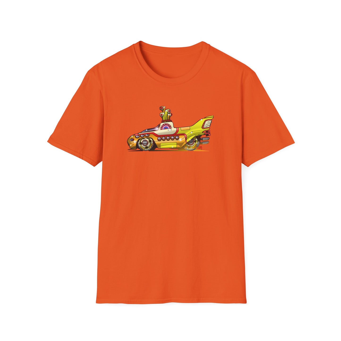 Beatles YELLOW SUBMARINE Concept Art Softstyle T-Shirt Multiple Colors