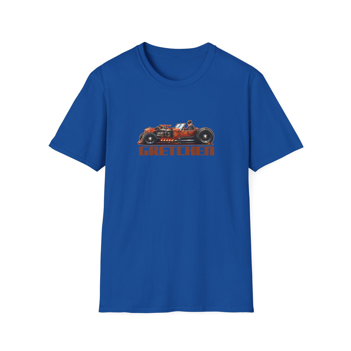 CUSTOM RAT ROD Hot Rod Gretchen Collectible Fireball Art TeeShirt