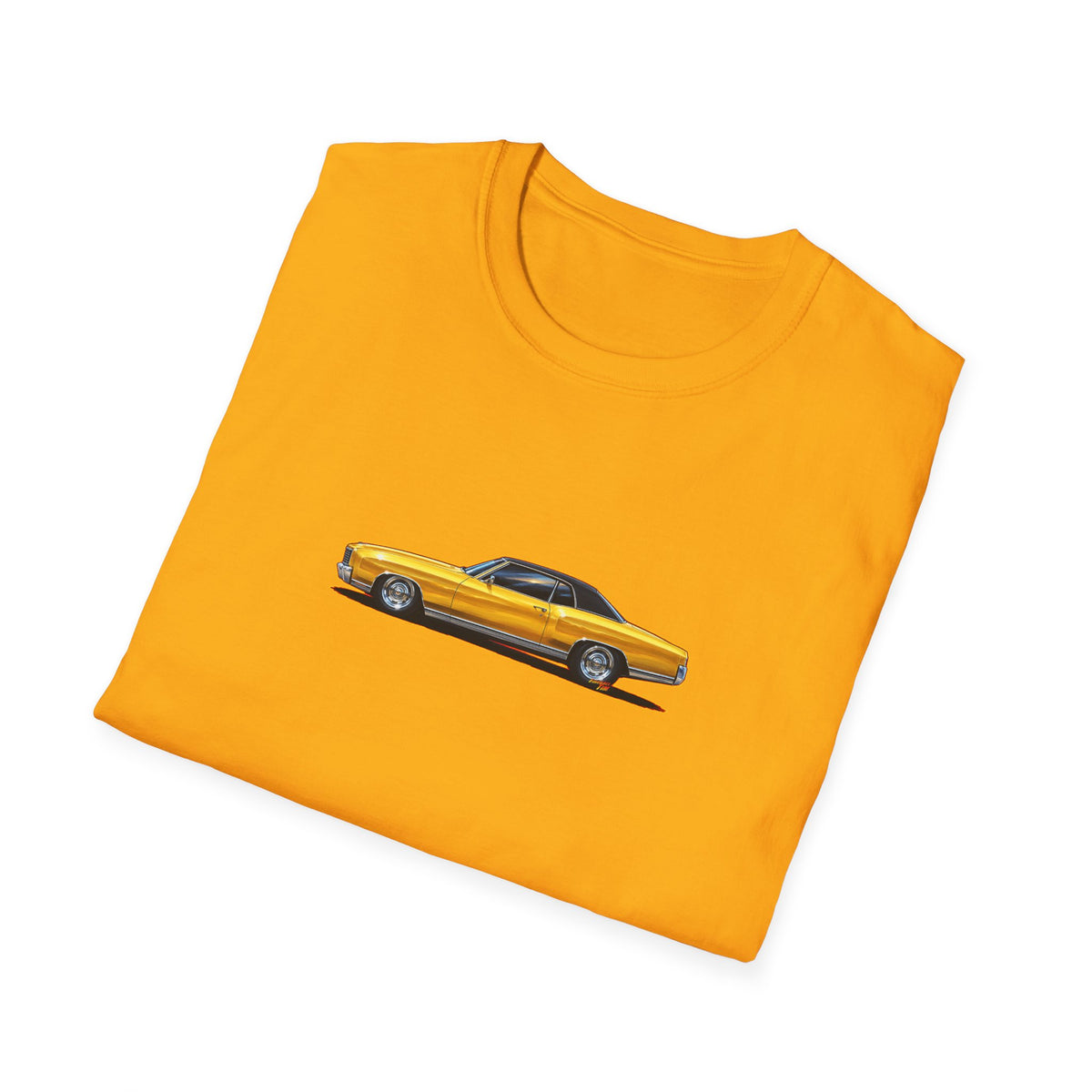 CHEVROLET MONTE CARLO 1972 Collectible Fireball Art TeeShirt