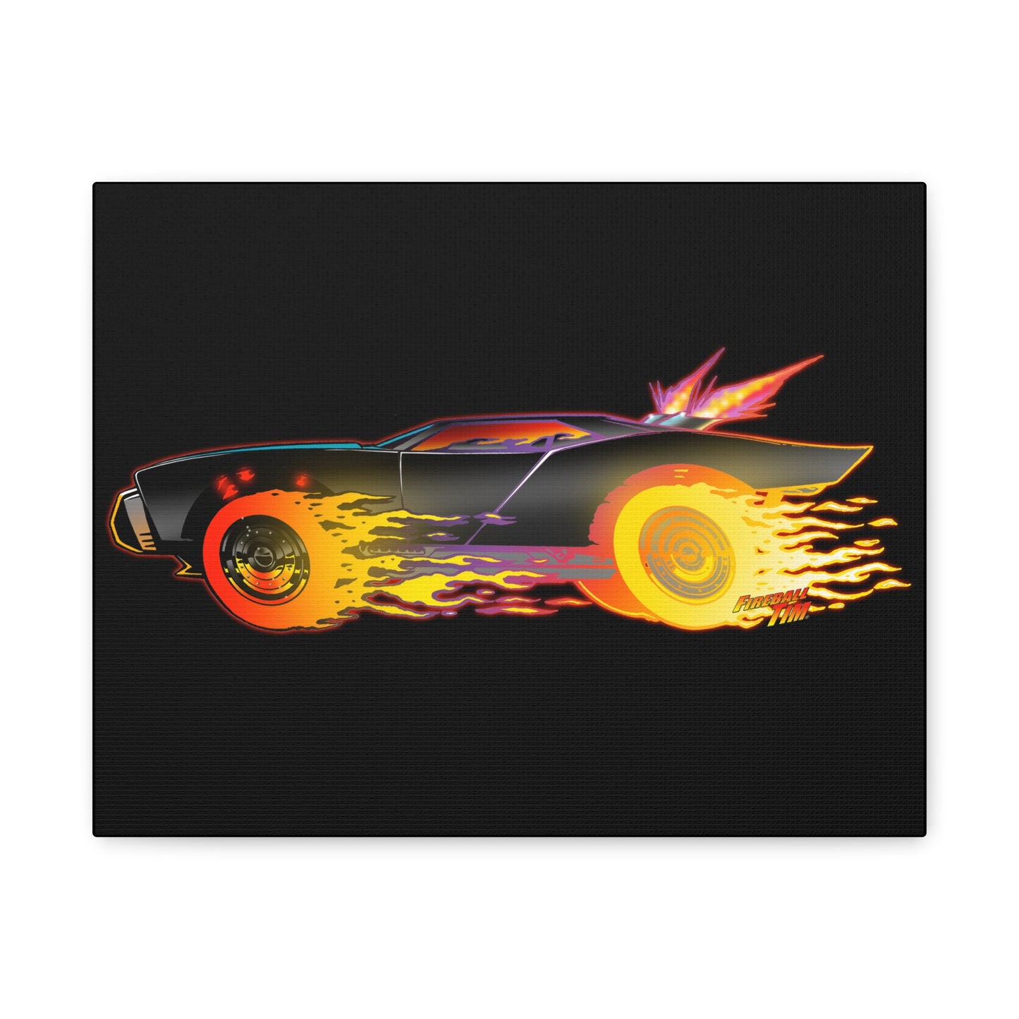 BATMOBILE 2021 THE BATMAN Canvas Art Print - 11x14