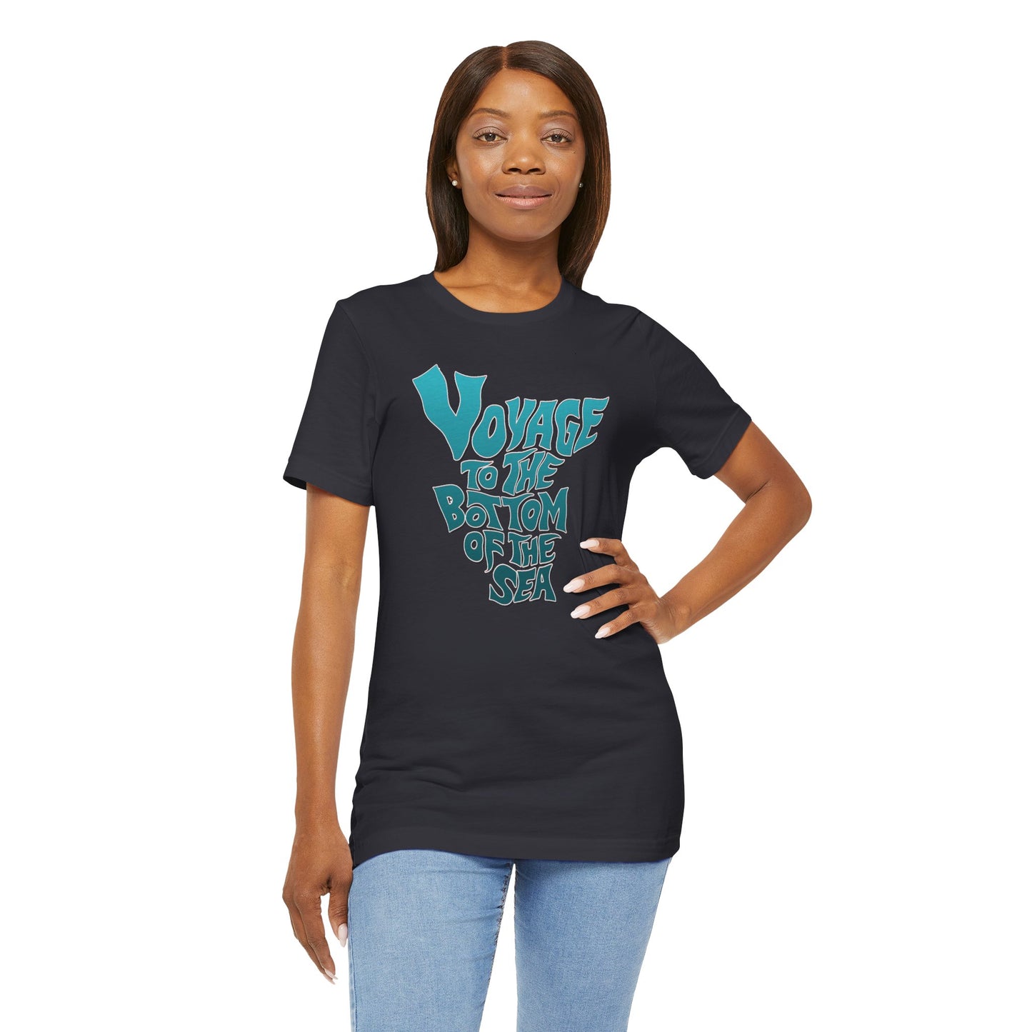 VOYAGE TO THE BOTTOM OF THE SEA Unisex Short Sleeve Tee 8 Colors