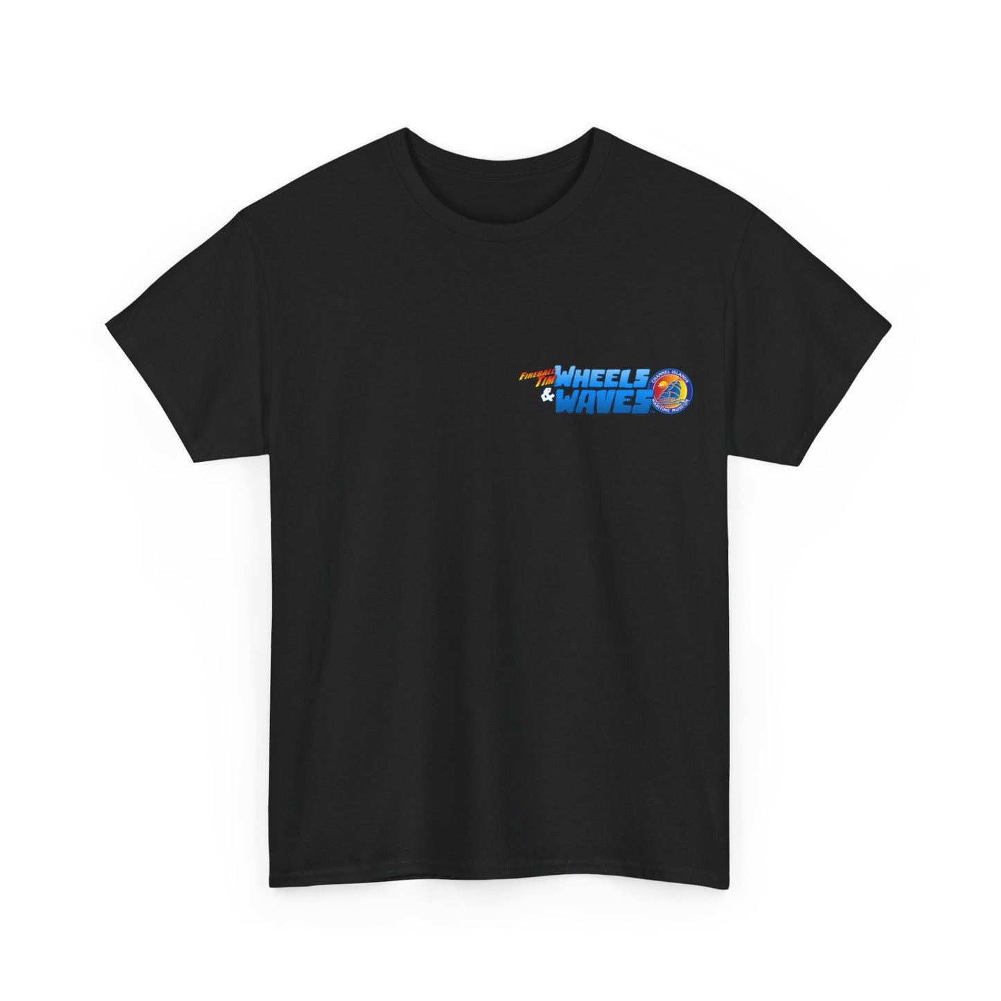 WHEELS & WAVES Car Show Official Short Sleeve Tee 13 Colors