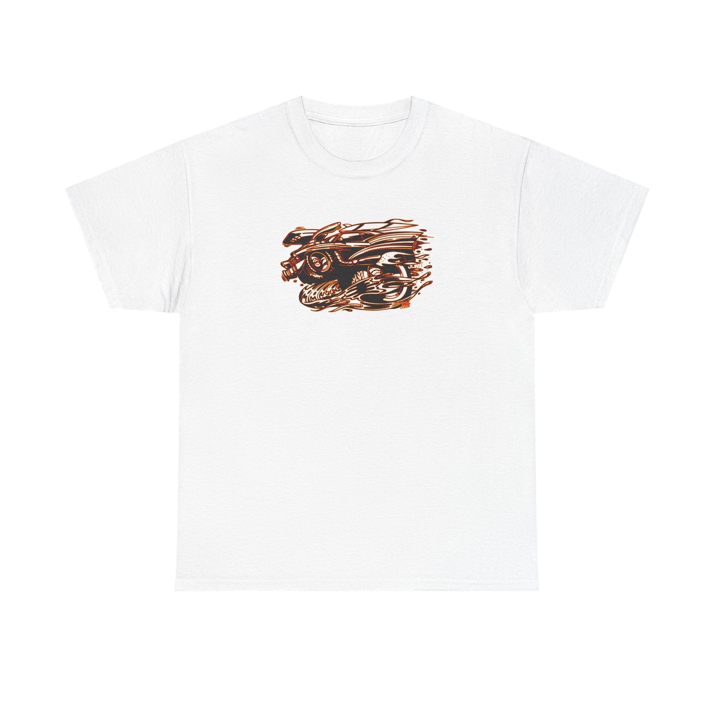 HOT ROD CHEVY Muscle Car Fireball Tee Shirt - Multiple Colors