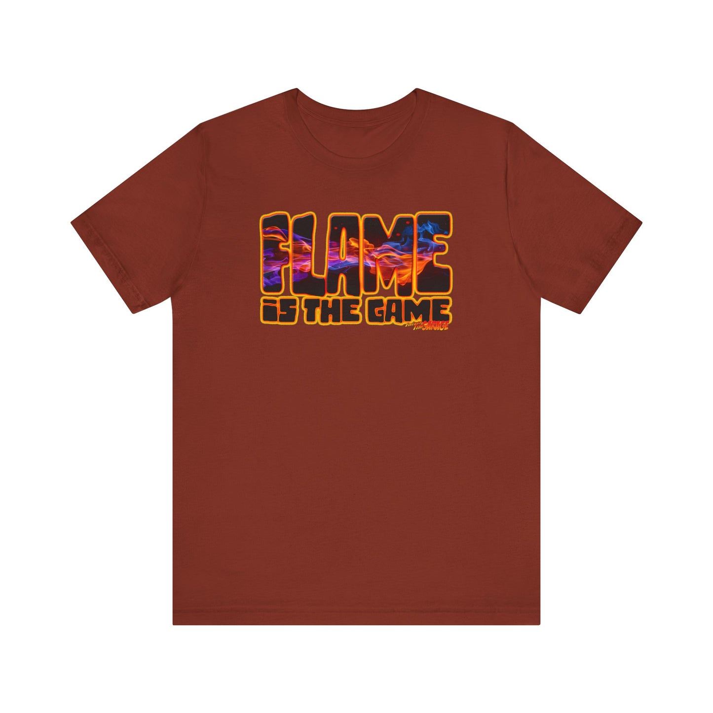 FLAME IS THE GAME Fireball Tim Garage Official Short Sleeve Tee 13 Colors