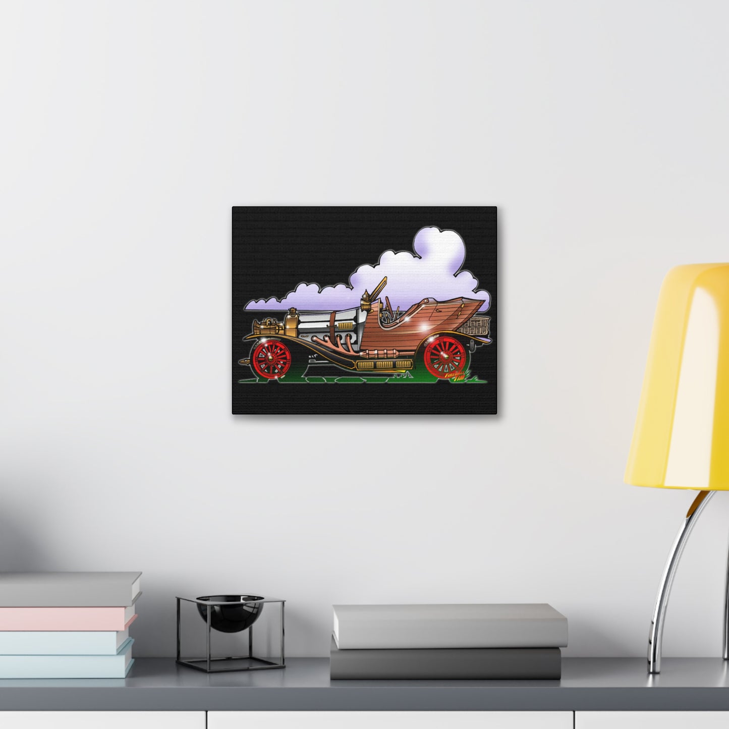 CHITTY CHITTY Bang Bang Movie Car Concept Art Canvas Print 11x14