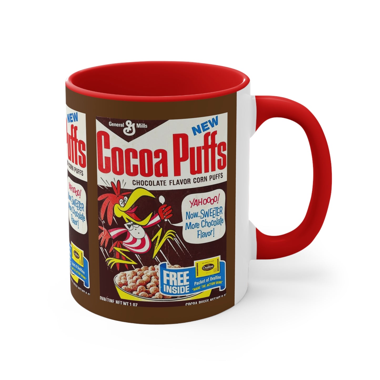 COCOA PUFFS Vintage Breakfast Cereal Mug 11oz