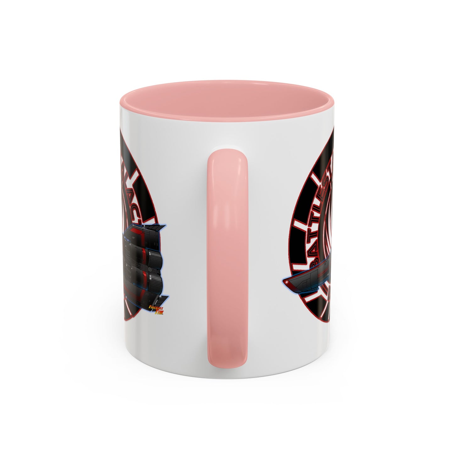 BATTLESTAR GALACTICA Viper Concept Art Crest Coffee Mug 11 and 15oz