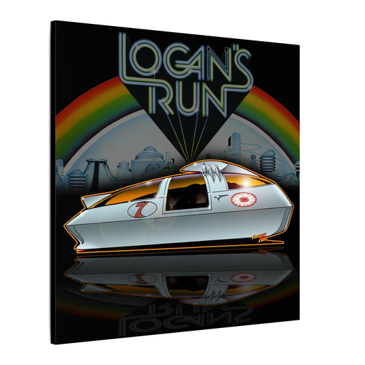 LOGAN'S RUN Sandman Sci Fi TV Car Collectible Fireball Art Canvas Print