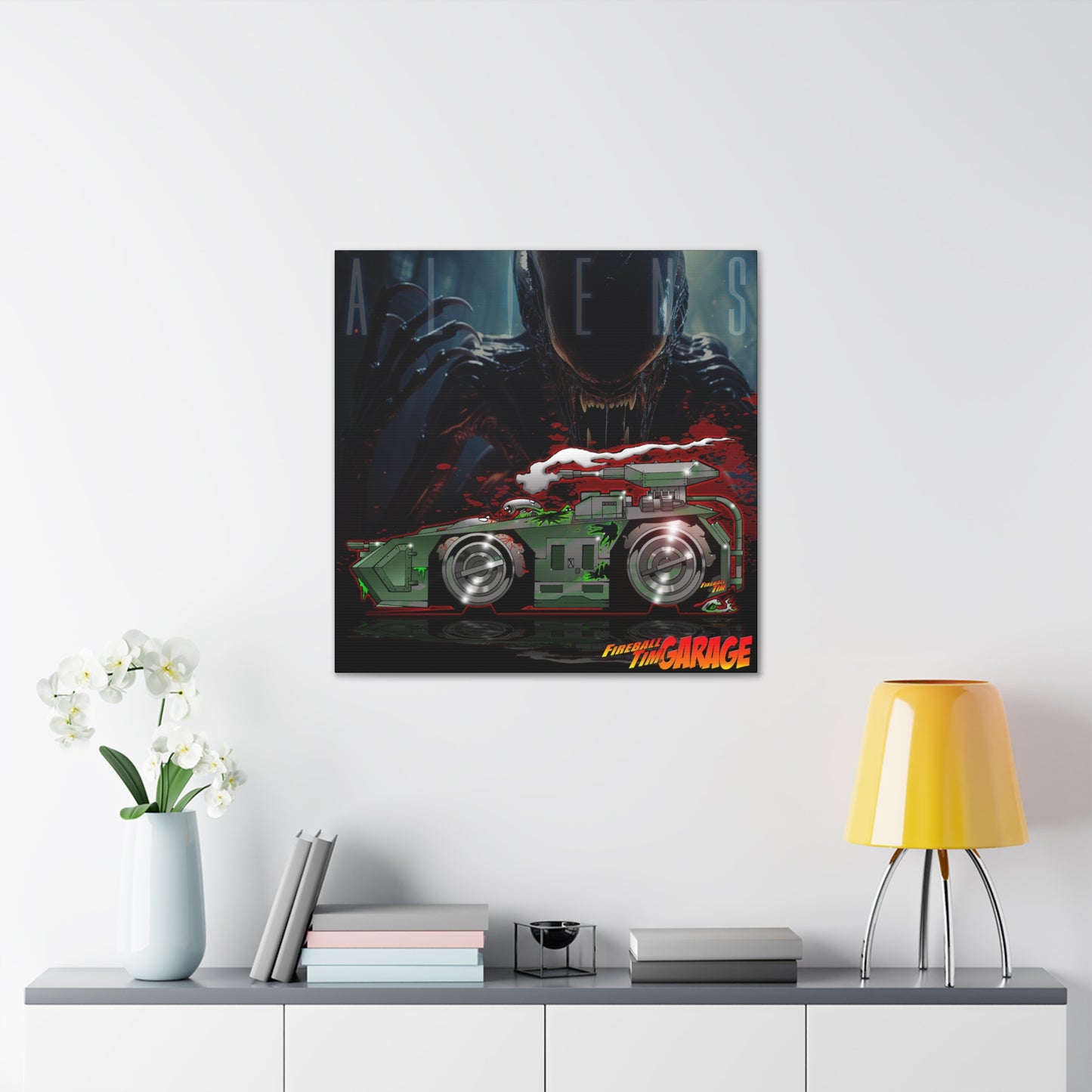 ALIENS APC TANK Movie Car Concept Art Canvas MASTERPRINT 3 Sizes