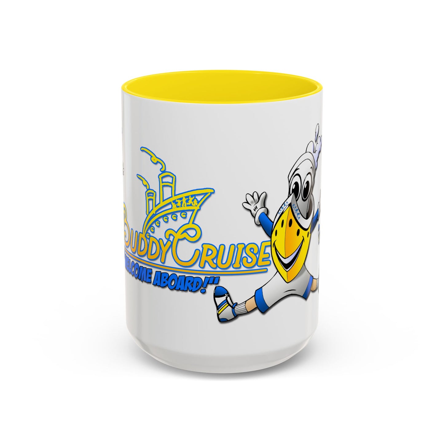 BUDDY CRUISE Mascot Jumping Coffee Mug — 11/15oz Multiple Colors