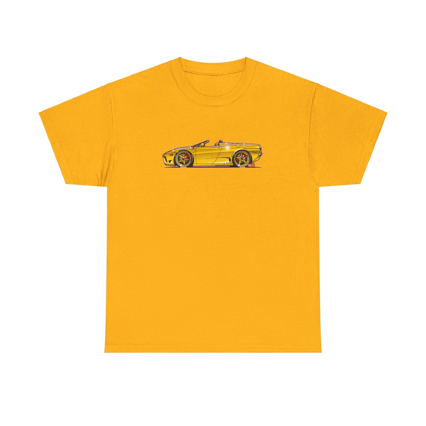 FERRARI 360 SPIDER Supercar Concept Art Heavy Cotton Tee 11 Colors