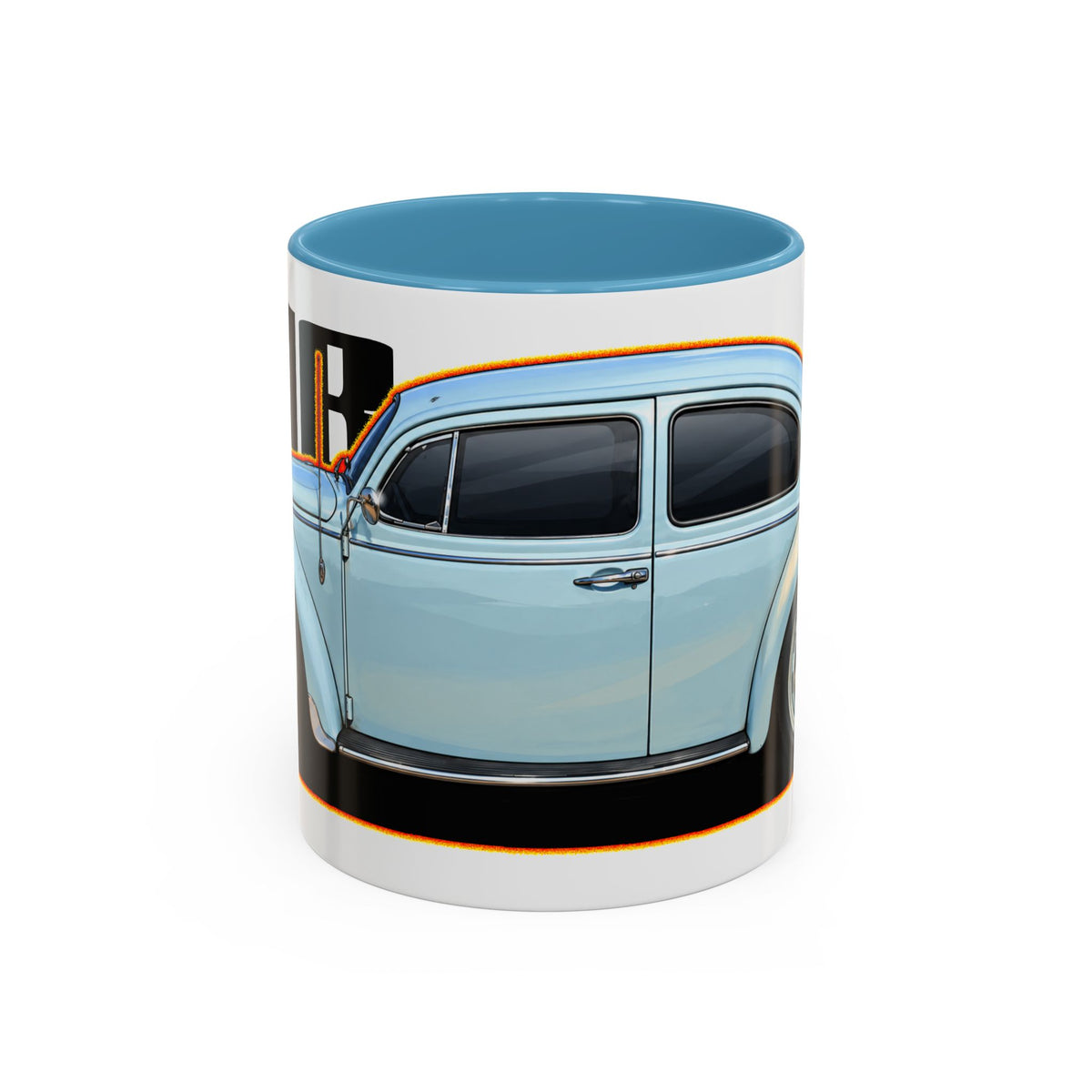 CLASSIC VOLKSWAGEN VW Bug Collectible Fireball Art Coffee Mug - 2 Sizes