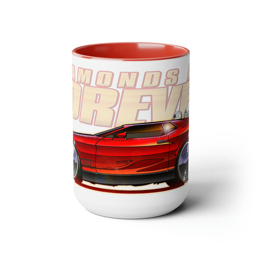 James Bond DIAMONDS ARE FOREVER 1971 Mustang Mach 1 Movie Coffee Mug 15oz-Mug-Fireball Tim Garage