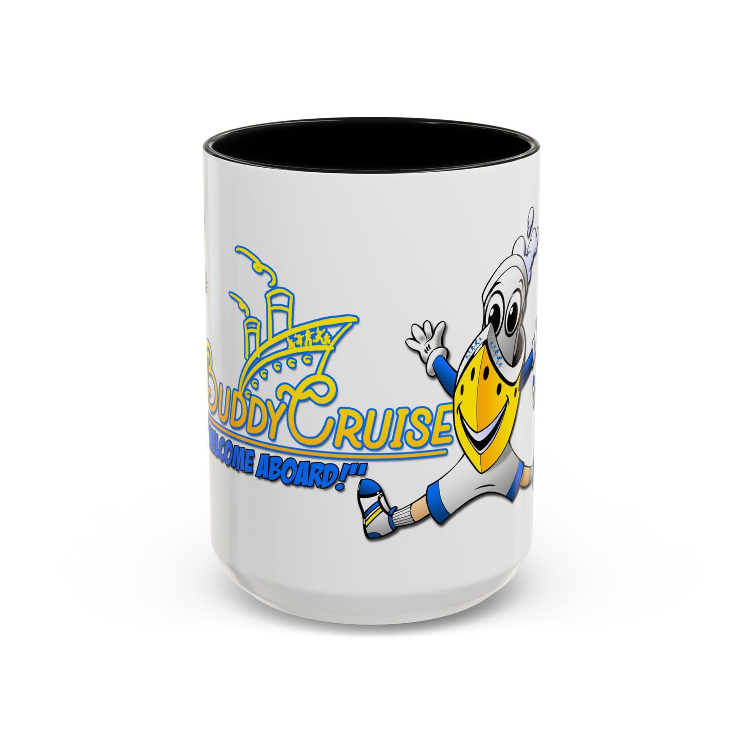 BUDDY CRUISE Mascot Jumping Coffee Mug — 11/15oz Multiple Colors