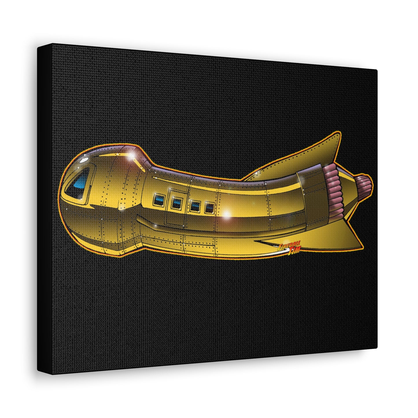 FLESH GORDON Spaceship Concept Art Print 11x14