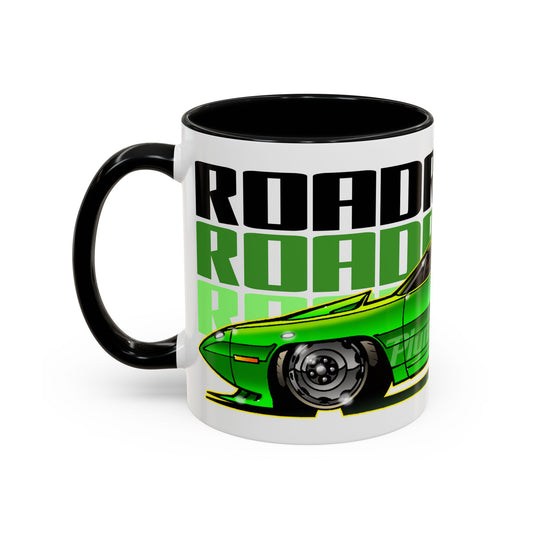 PLYMOUTH ROAD RUNNER Muscle Car Collectible Fireball Art Coffee Mug - 2 Sizes
